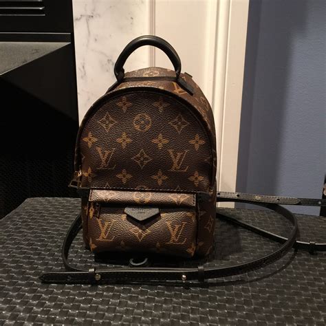 louis vuitton palm springs mini black and red|palm springs backpack pm price.